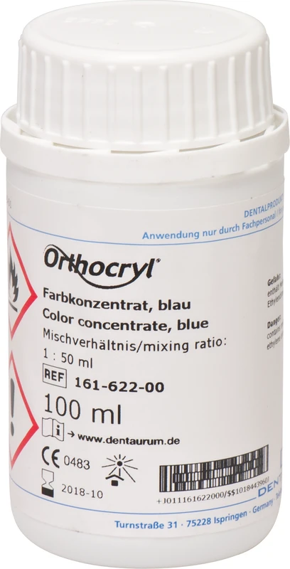 Orthocryl® Farbkonzentrat Flasche 100 ml Farbkonzentrat blau