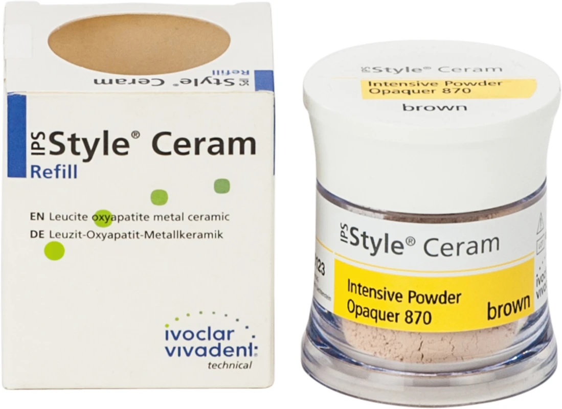 IPS Style® Ceram Dose 18 g Pulver intensiv opaquer brown