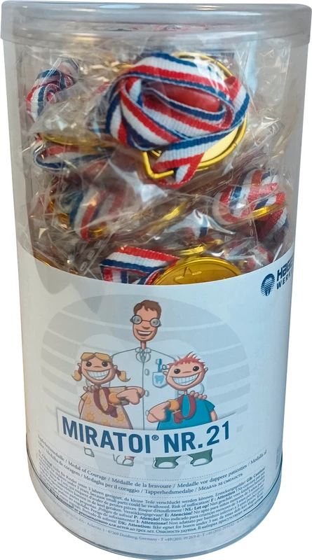 Miratoi Nr. 21 Tapferkeits-Medaille Packung 50 Stück