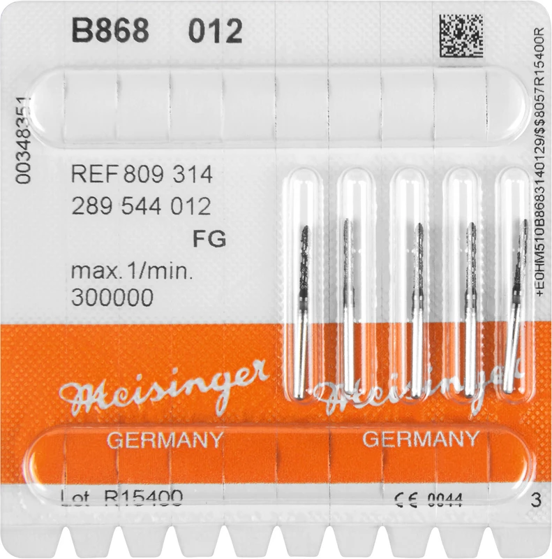 Black Cobra B868 Packung 5 Stück FG, Figur 289, 8 mm, ISO 012 Black Cobra B868 Hager & Meisinger