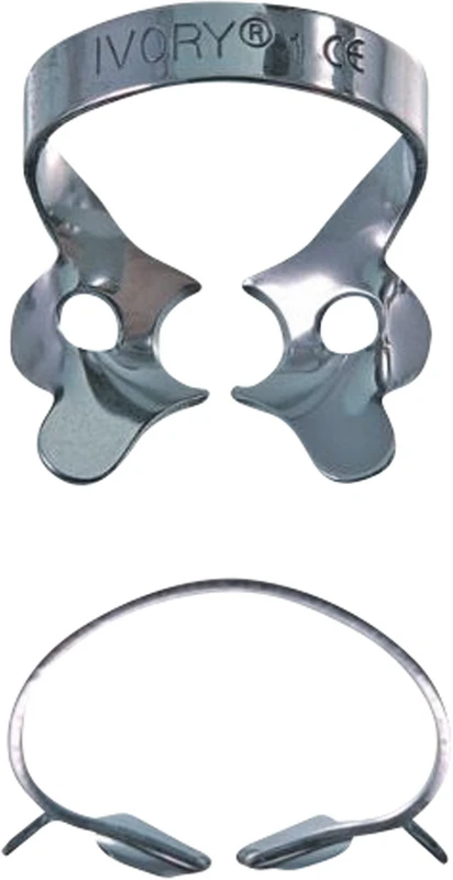 Ivory® Rubber Dam Clamps Stück Form 1, Standard für obere Prämolaren