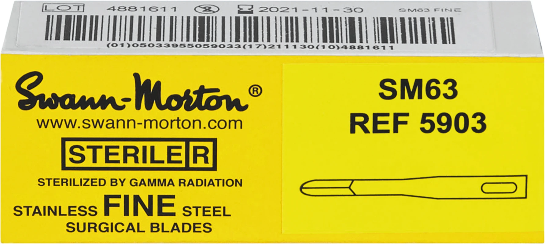 Swann-Morton® Skalpellklingen Packung 25 Stück SM63