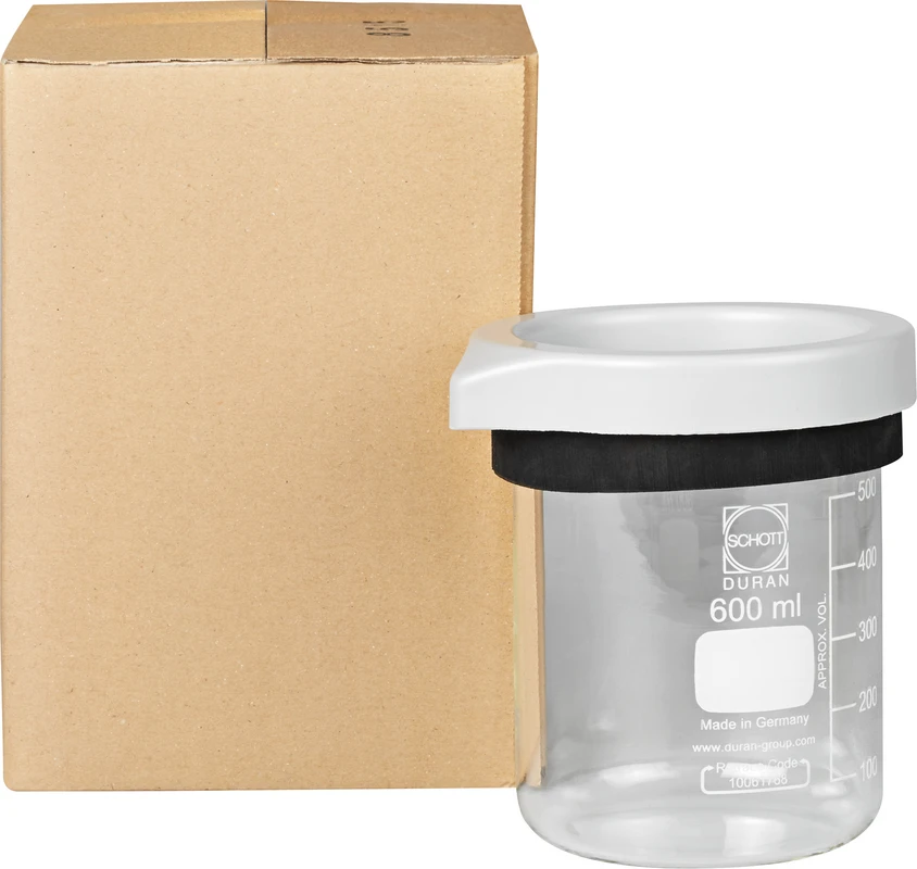 Easyclean Reinigungsglas Stück 600 ml, Deckel mit Ring