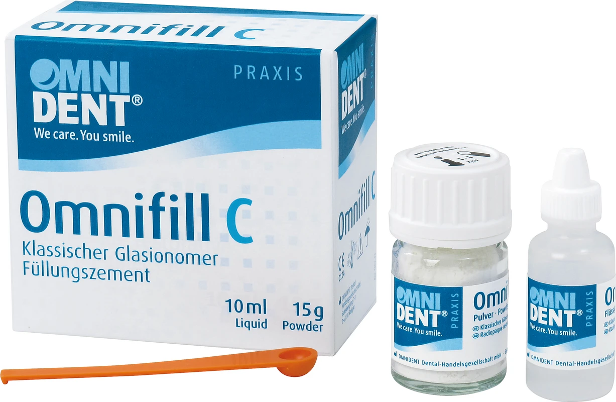 Omnifill C Packung 15 g Pulver A3, 10 ml Flüssigkeit