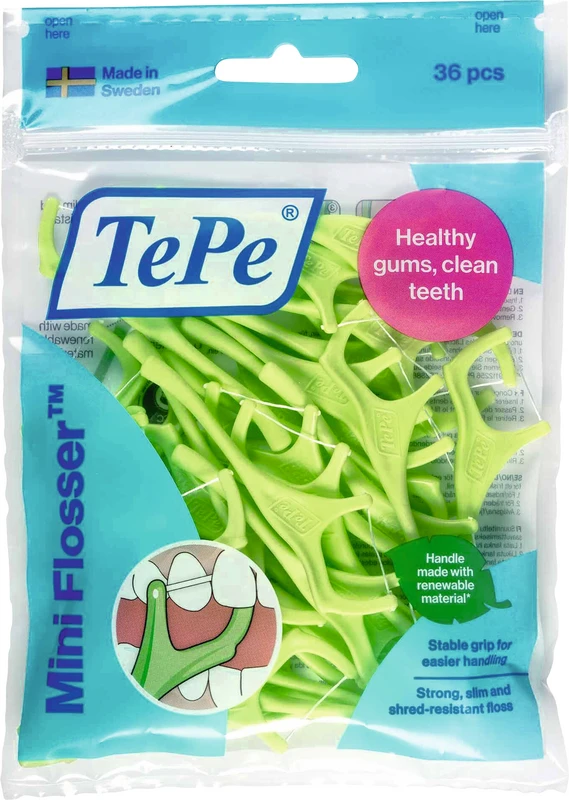 TePe GOOD Mini Flosser™ Packung 36 Stück grün