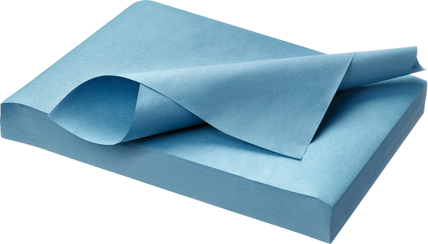 Dental Tray-Einlagen Karton 5 x 250 Stück 28 x 36 cm, blau
