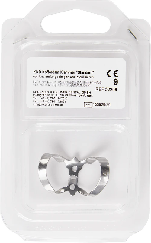 KKD® Klammern Standard Stück anterior Nr. 9, für labiale Karies