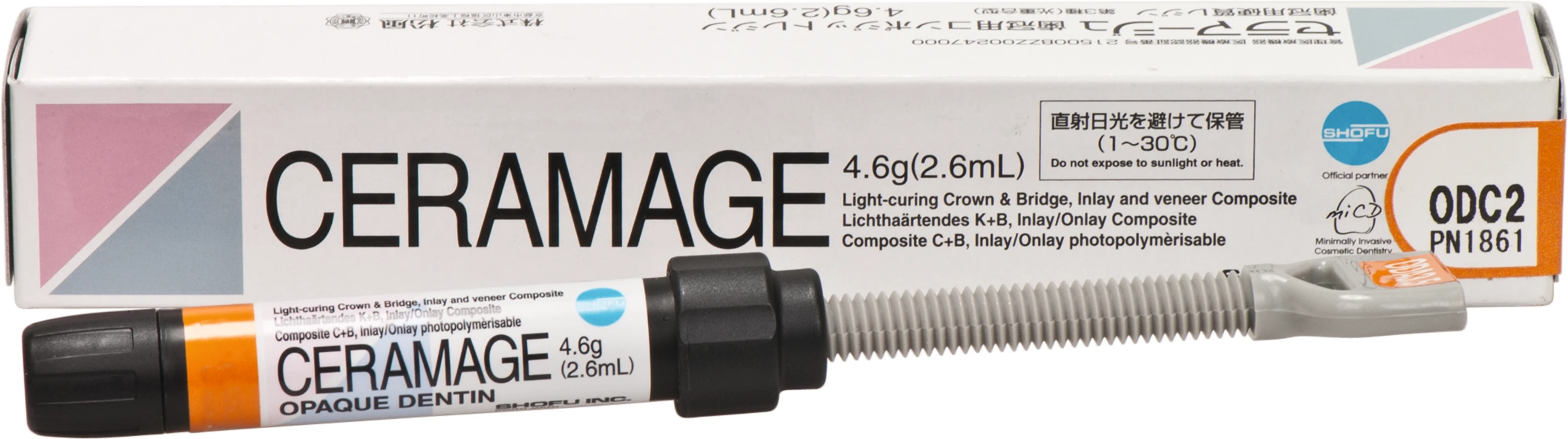 CERAMAGE Spritze 4,6 g opaque dentin C2 CERAMAGE SHOFU