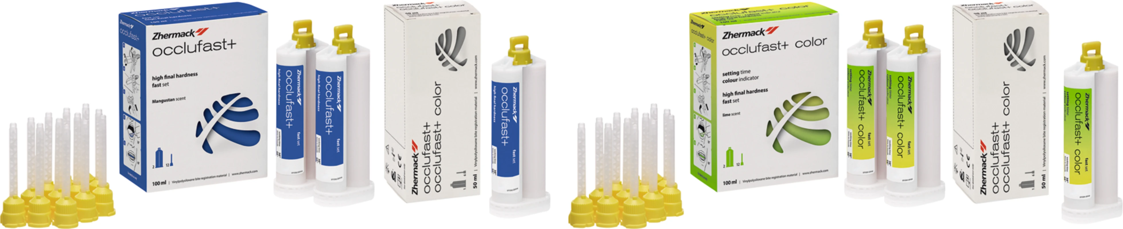 Occlufast+ Color Packung 2 x 50 ml Doppelkartusche