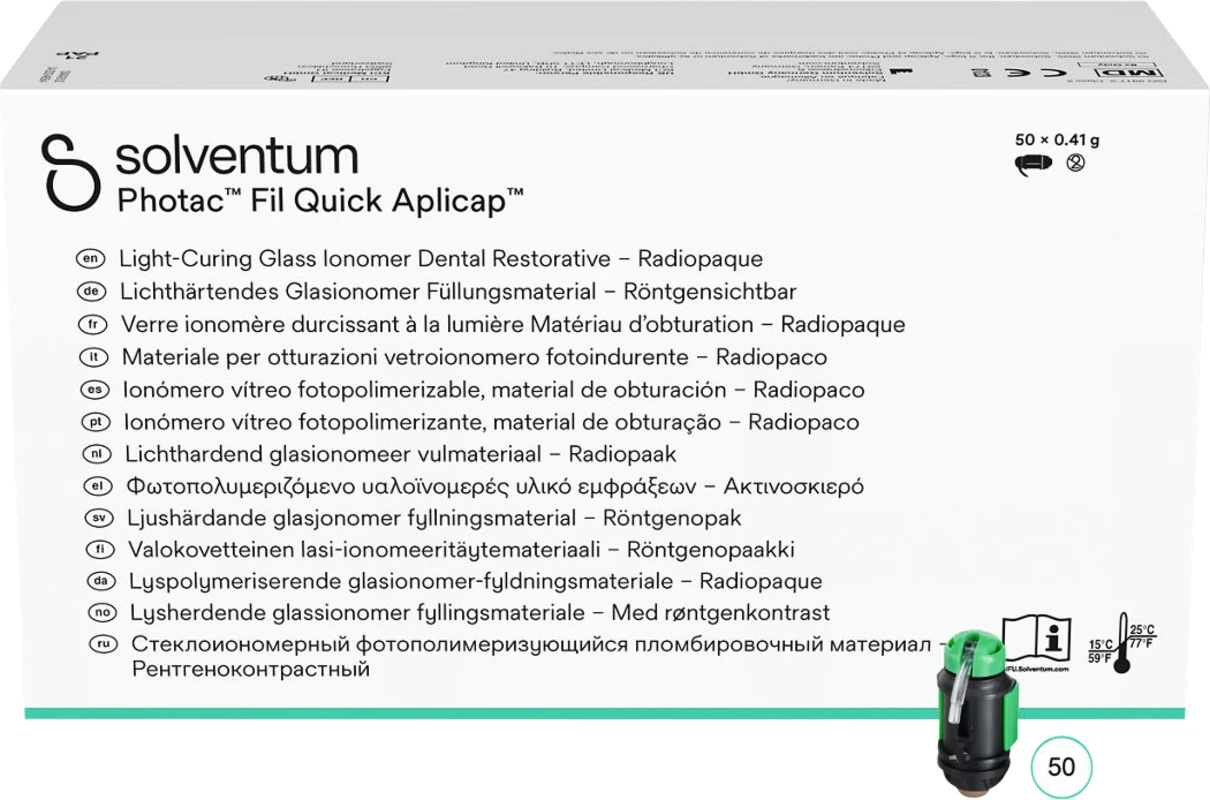 Solventum™ Photac™ Fil Quick Aplicap™ Packung 50 Kapseln A3