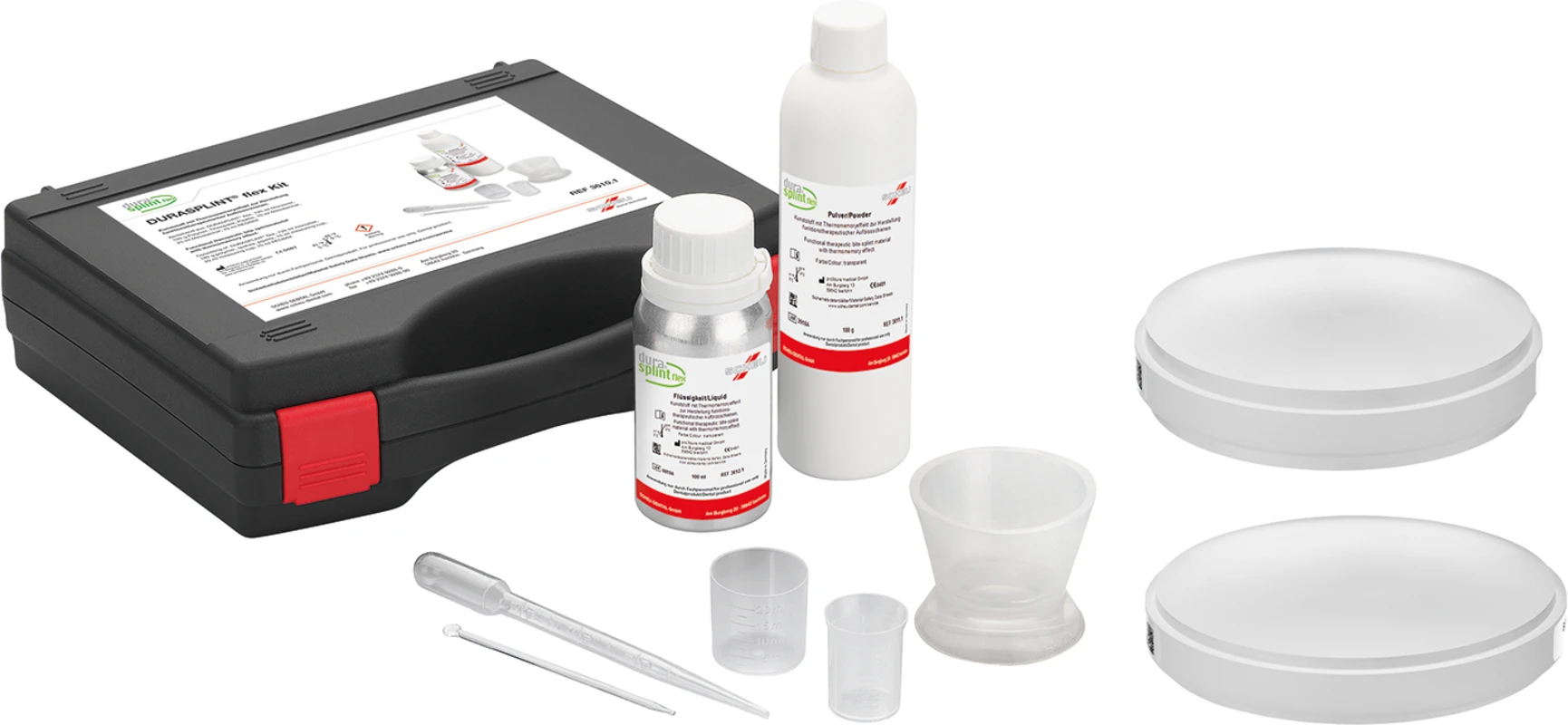 DURASPLINT® flex Packung 180 g Kaltpolymerisat Polymer