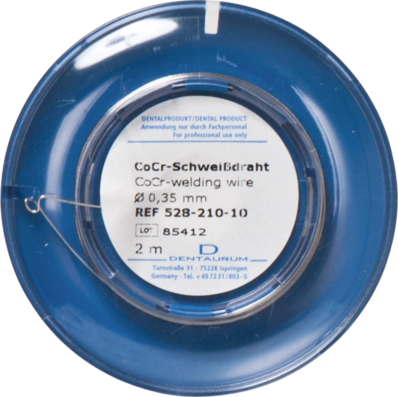 CoCr Schweißdraht Rolle 2 m, 0,35 mm