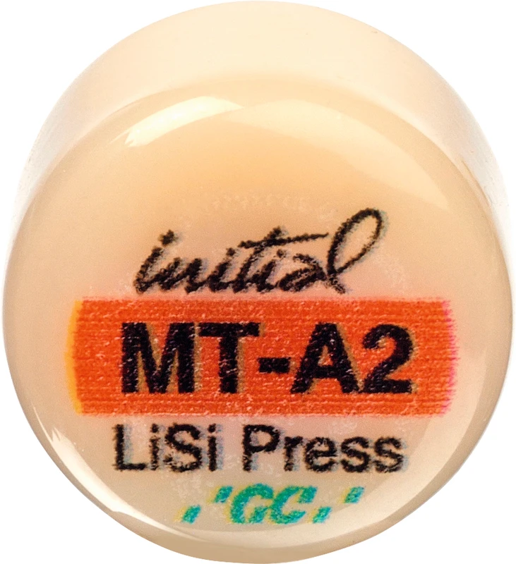 GC Initial™ LiSi Press Packung 5 x 3 g Rohling A2 MT