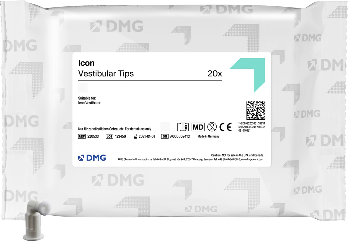 Icon Vestibular Tips Packung 20 Stück