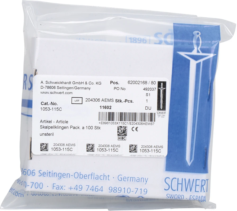 Skalpellklingen A. Schweickhardt