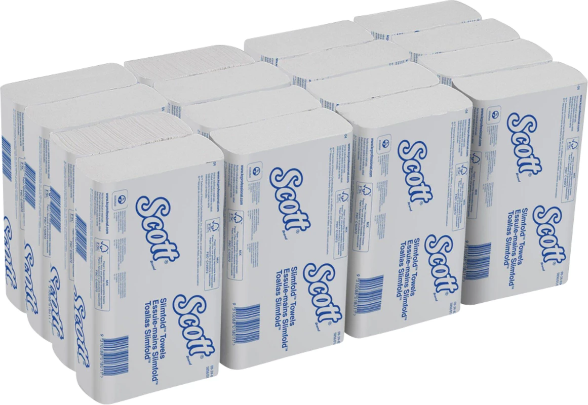 SCOTT® Slimfold Handtücher Packung 12 x 147 Stück