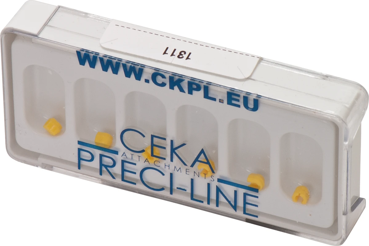 PRECI-SAGIX-Matrize Packung 6 Stück gelb, mini Ø 1,7 mm, normale Retention