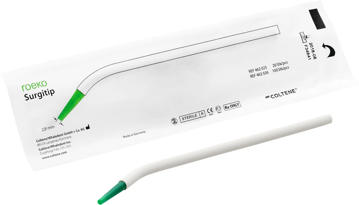 roeko Surgitip Packung 20 Stück Ø 2,8 mm, mit Spitzenaufsatz