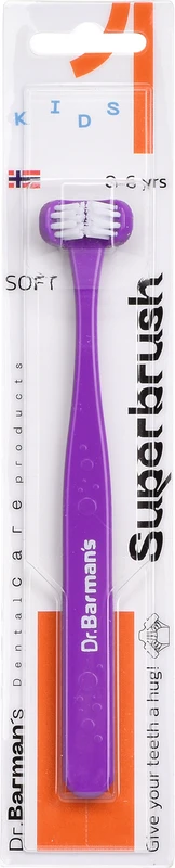 Dr. Barmans Superbrush Dreikopf-Zahnbürste Stück klein