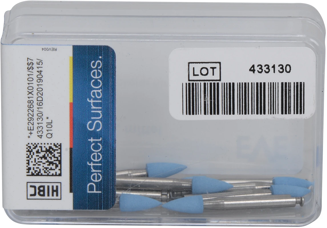 EVE COMPOSOFT Packung 10 Stück blau mittel, RA, Figur kleine Spitze, 3 x 7,5 mm