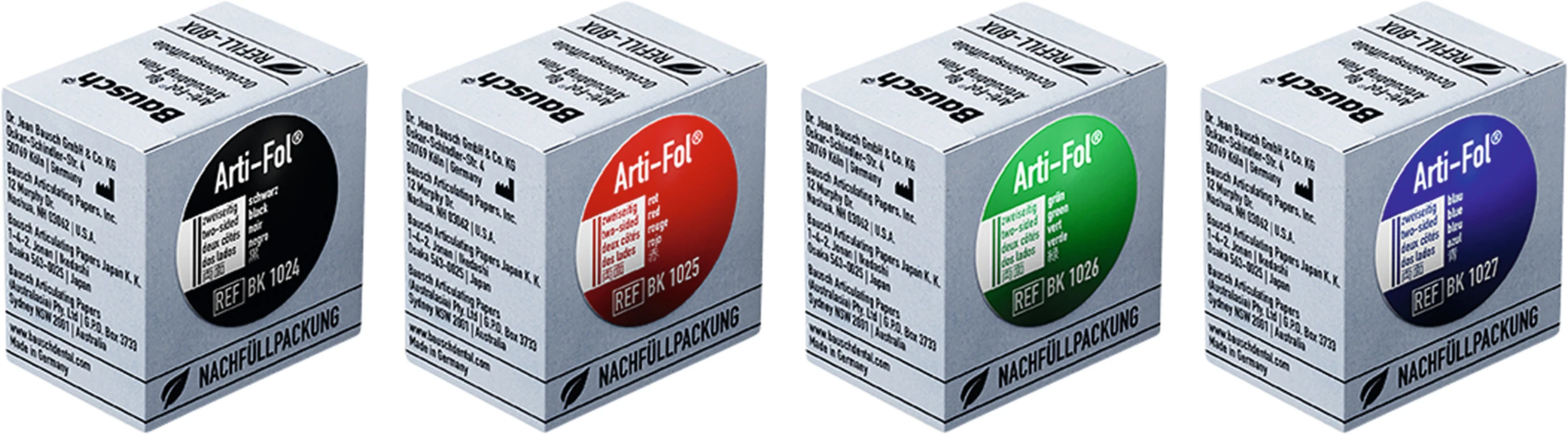 Arti-Fol® 8 µ Nachfüll-Box 20 m zweiseitig, 22 mm breit, schwarz