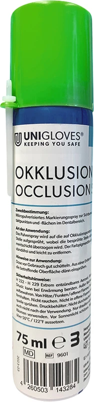 Occlusions-Spray Spraydose 75 ml grün