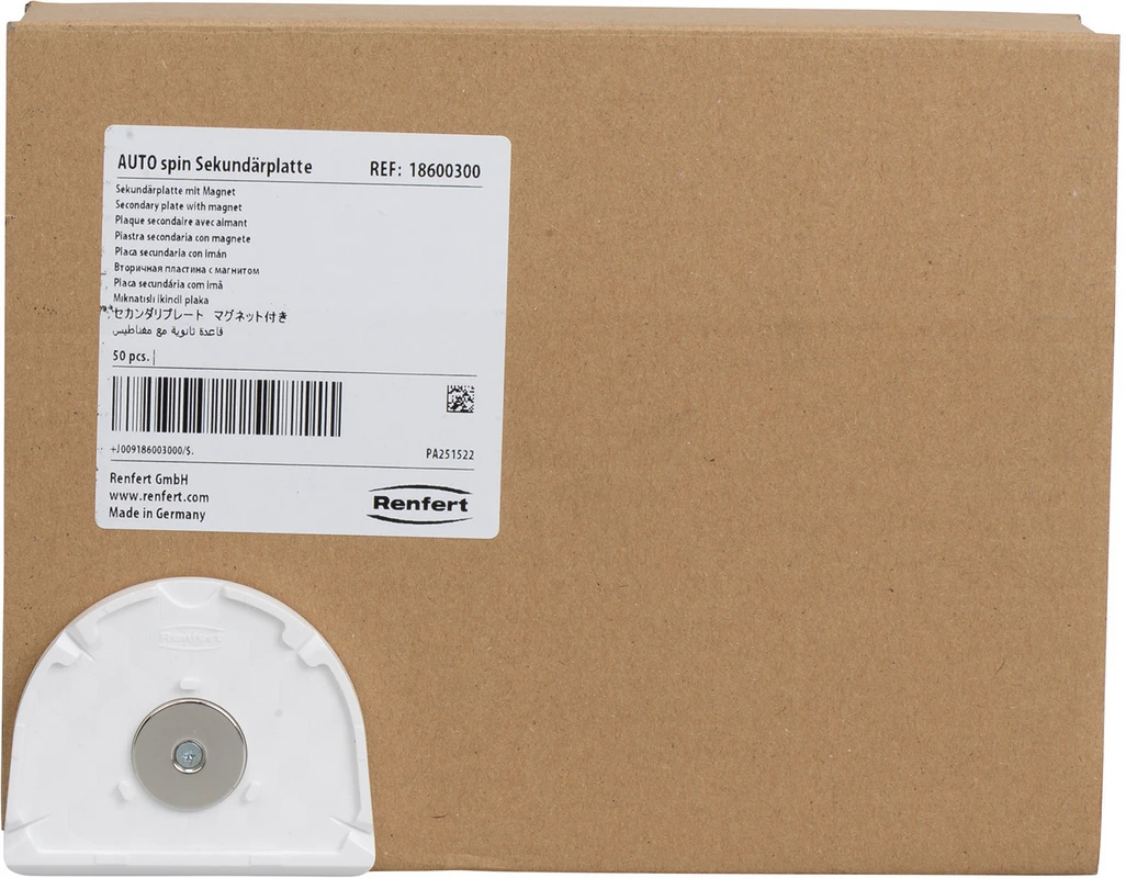 AUTO Spin Sekundärplatte Packung 50 Stück