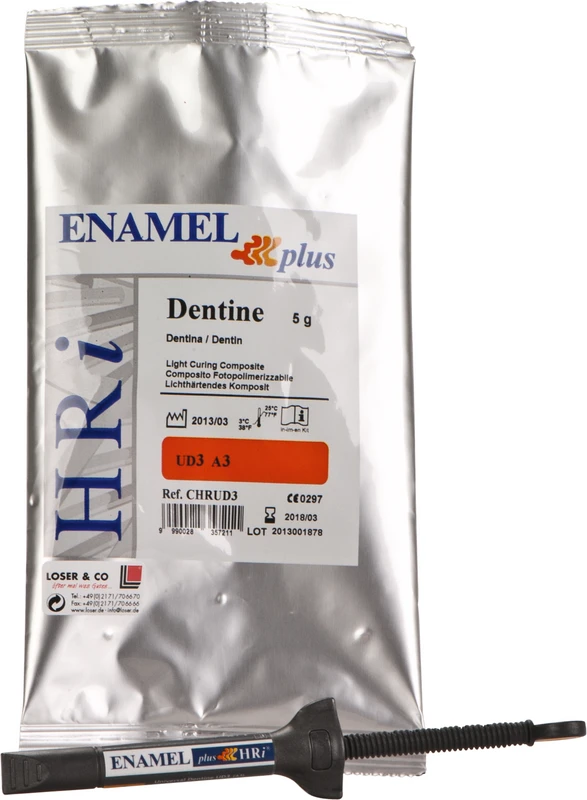 ENAMEL plus HRi® Spritze 5 g dentin UD3-A3