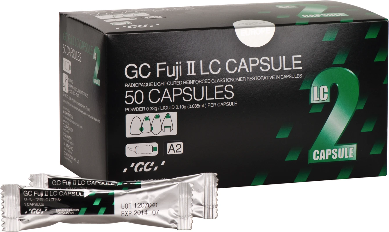 GC Fuji® II LC Capsule Improved Packung 50 Kapseln A2