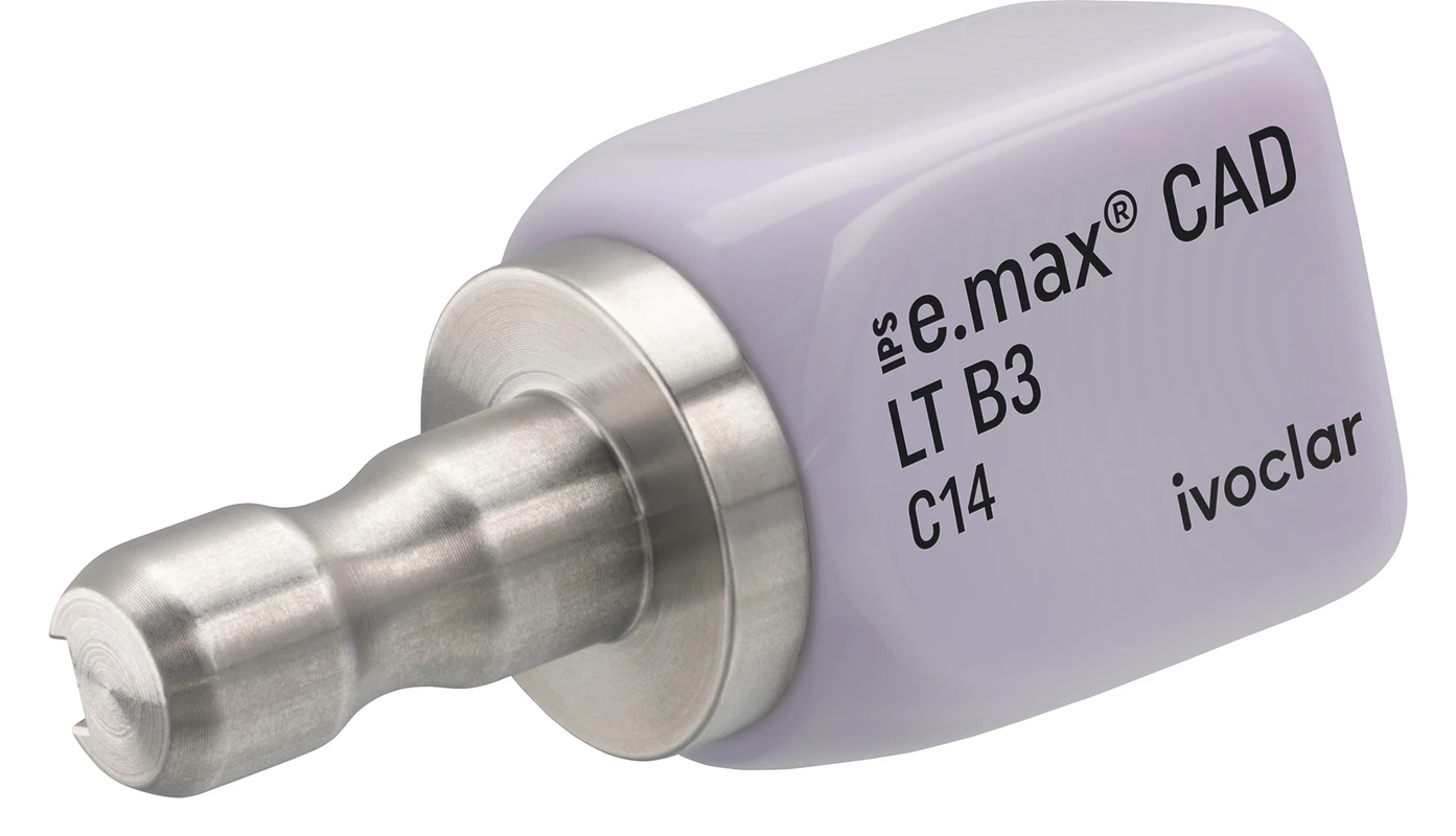 IPS e.max CAD for CEREC/inLab Packung 5 Stück Gr. C14, B3 LT