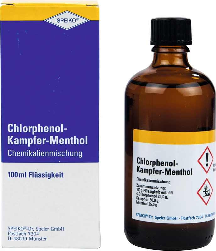 Chlorphenol-Kampfer-Menthol Packung 100 ml Chlorphenol-Kampfer-Menthol SPEIKO