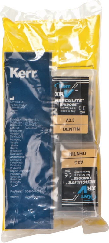 Herculite® XRV™ Packung 20 x 0,25 g Unidose dentin A3,5