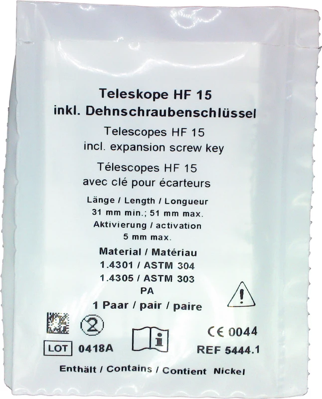 IST®-Teleskope Packung 2 Stück, HF15