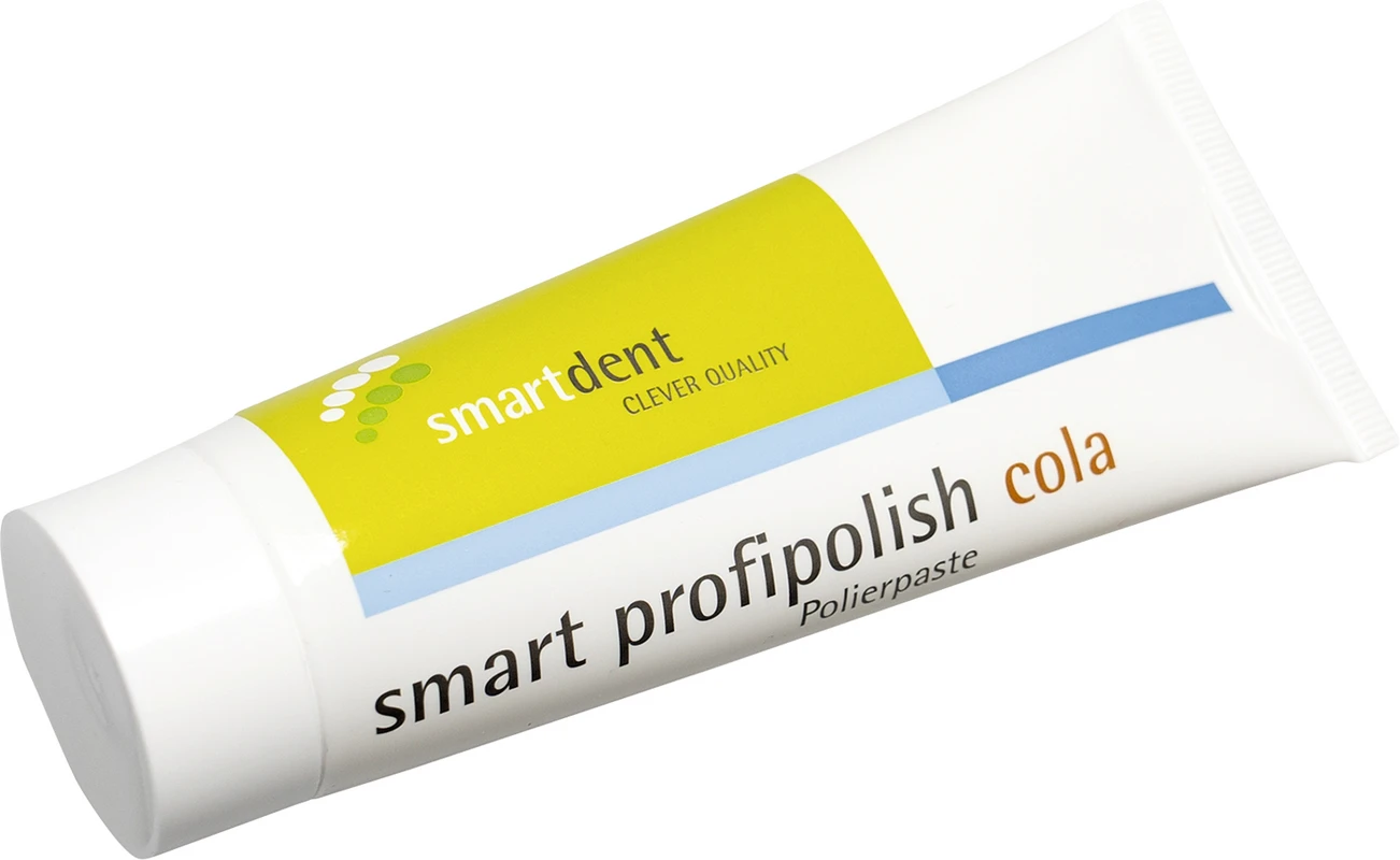 smart profipolish bubble gum/cola Tube 95 g RDA 40, gelb, cola