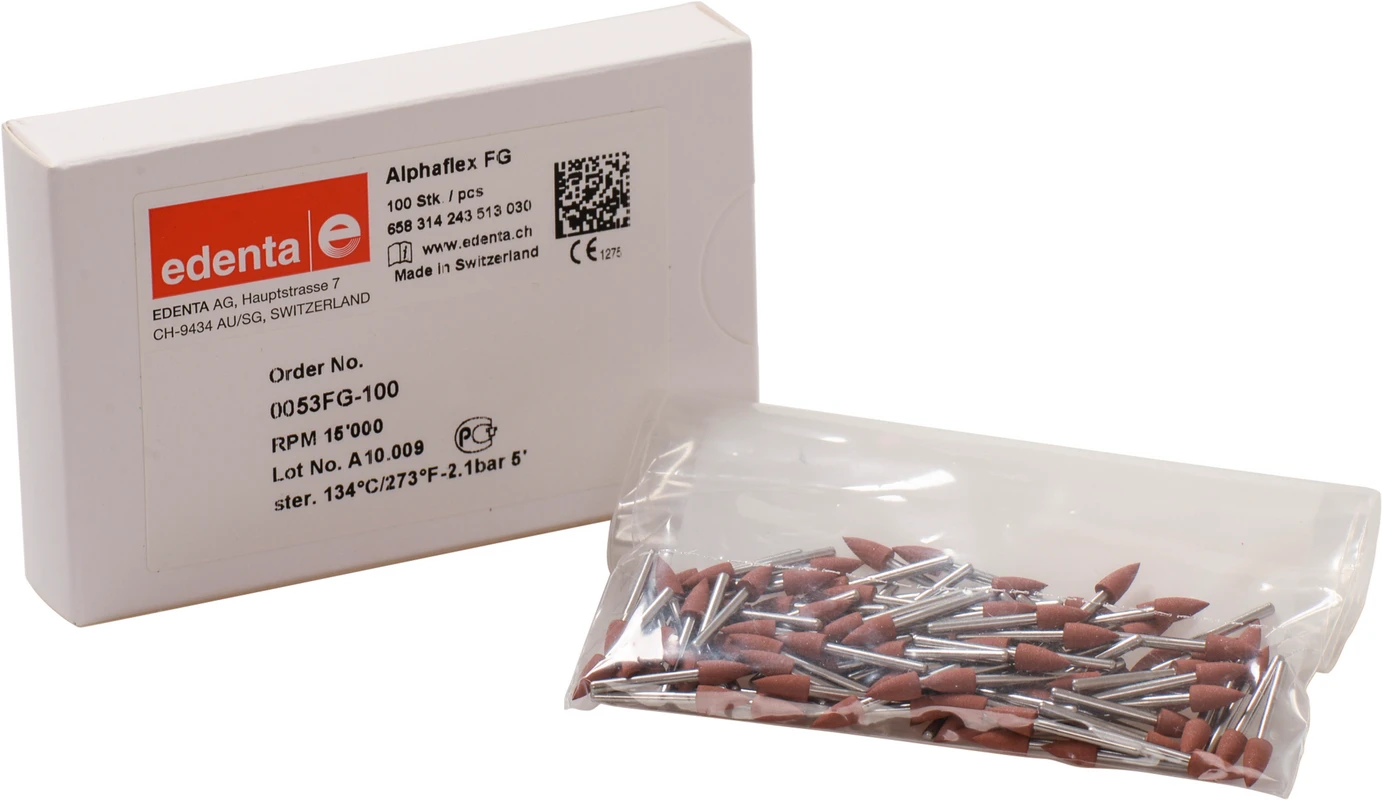 Alphaflex Packung 100 Stück braun, FG, Figur 243, 6 mm, ISO 030
