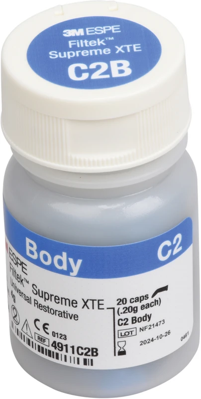 Filtek™ Supreme XTE Universal Packung 20 x 0,2 g Kapsel body C2