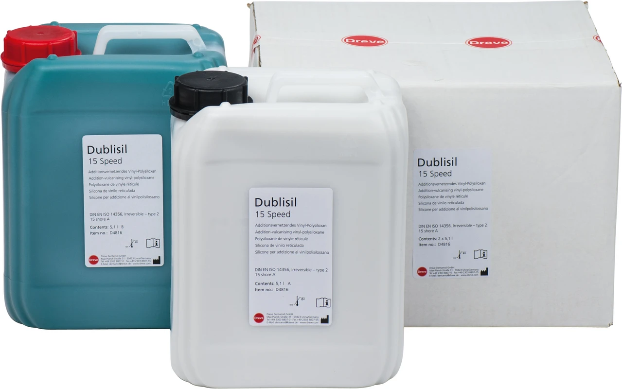 Dublisil® 15 speed Karton 5,1 l Kanister A, 5,1 l Kanister B
