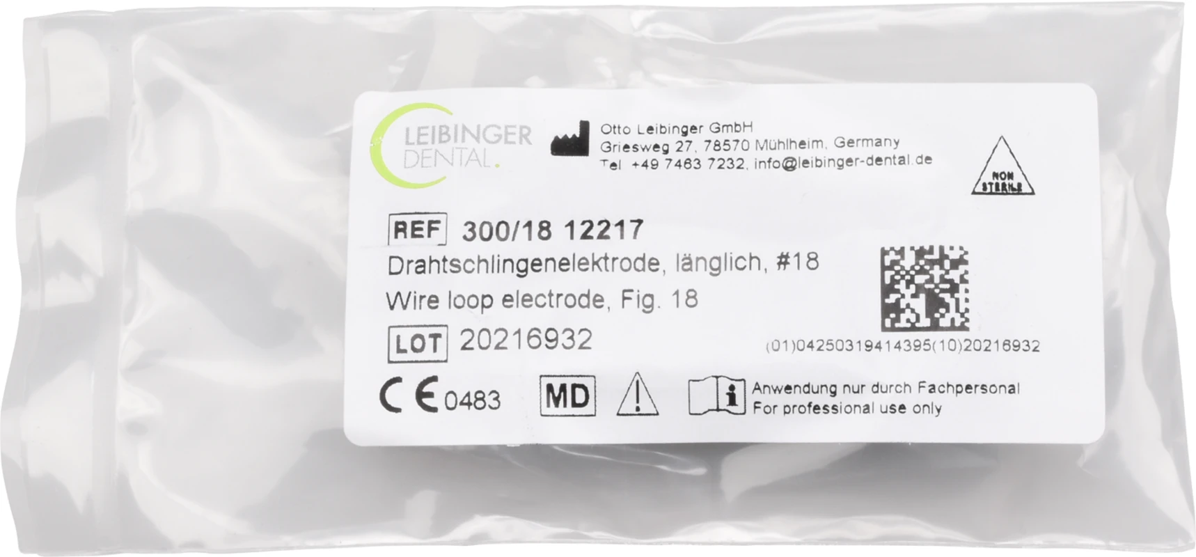 Elektroden Stück Figur 18