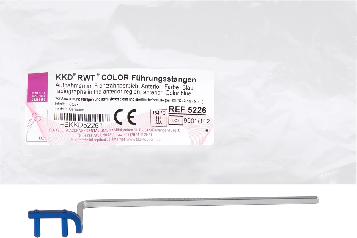 RWT® Führungsstangen Stück blau, für Anterior