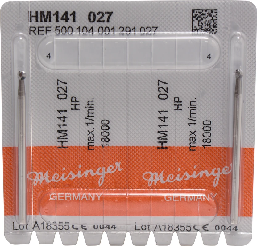 Chirurgie Fräser HM 141 Packung 2 Stück HP, Figur 001, ISO 027