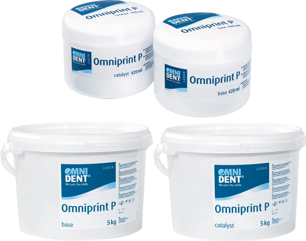 Omniprint P Packung 5 kg Eimer Base, 5 kg Eimer Katalysator