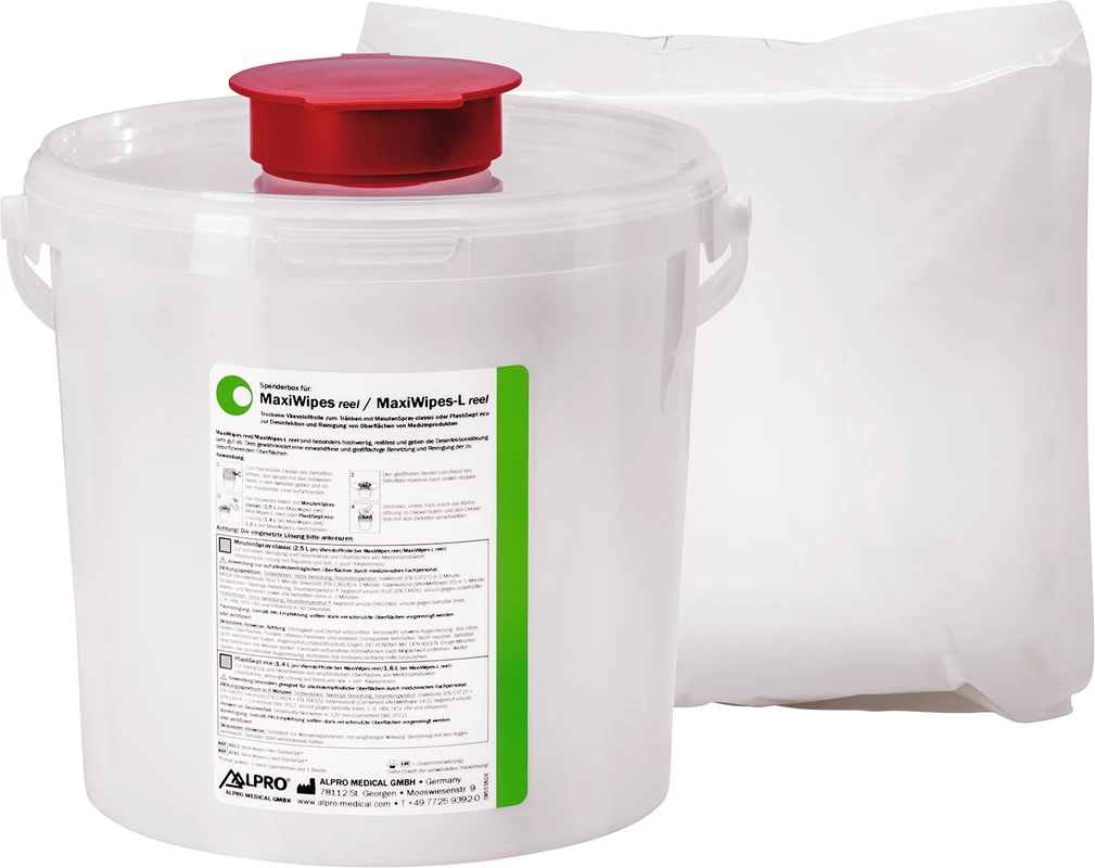 MaxiWipes-L reel StarterSet 1 Spenderbox leer, 160 Tücher