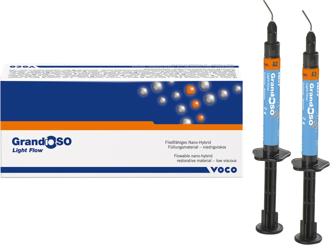 GrandioSO Light Flow Packung 2 x 2 g Spritze WO