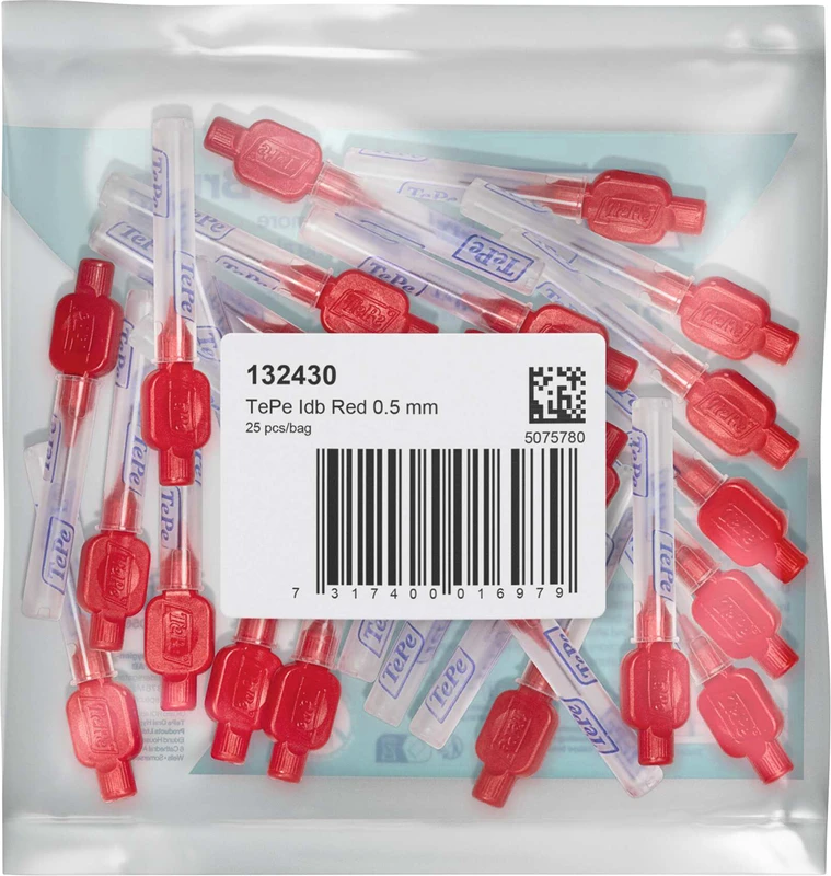 TePe® Interdentalbürsten Original Packung 25 Stück rot, Ø 0,5 mm