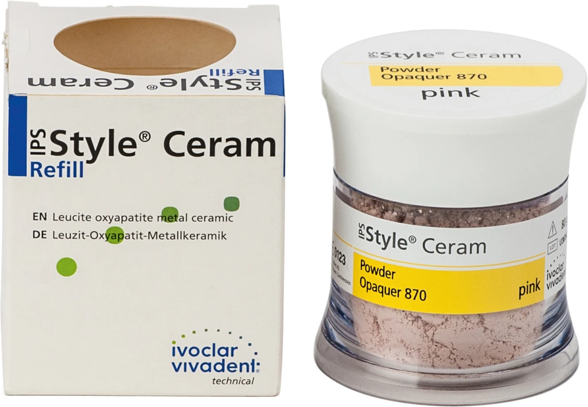 IPS Style® Ceram Dose 80 g Pulver Opaquer pink