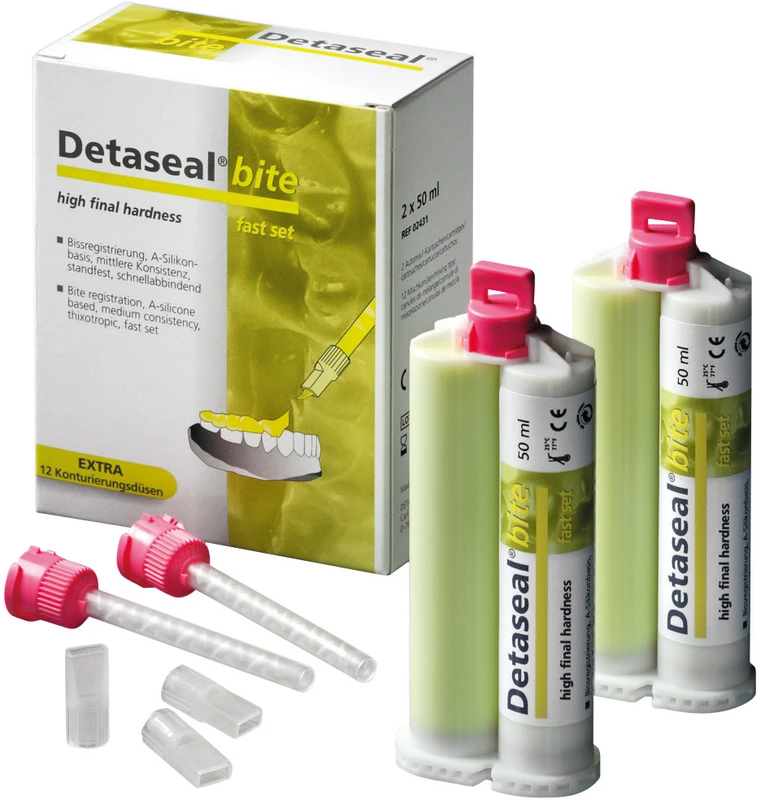 Detaseal® bite Standardpackung 2 x 50 ml Doppelkartusche, Zubehör, für Automix 2