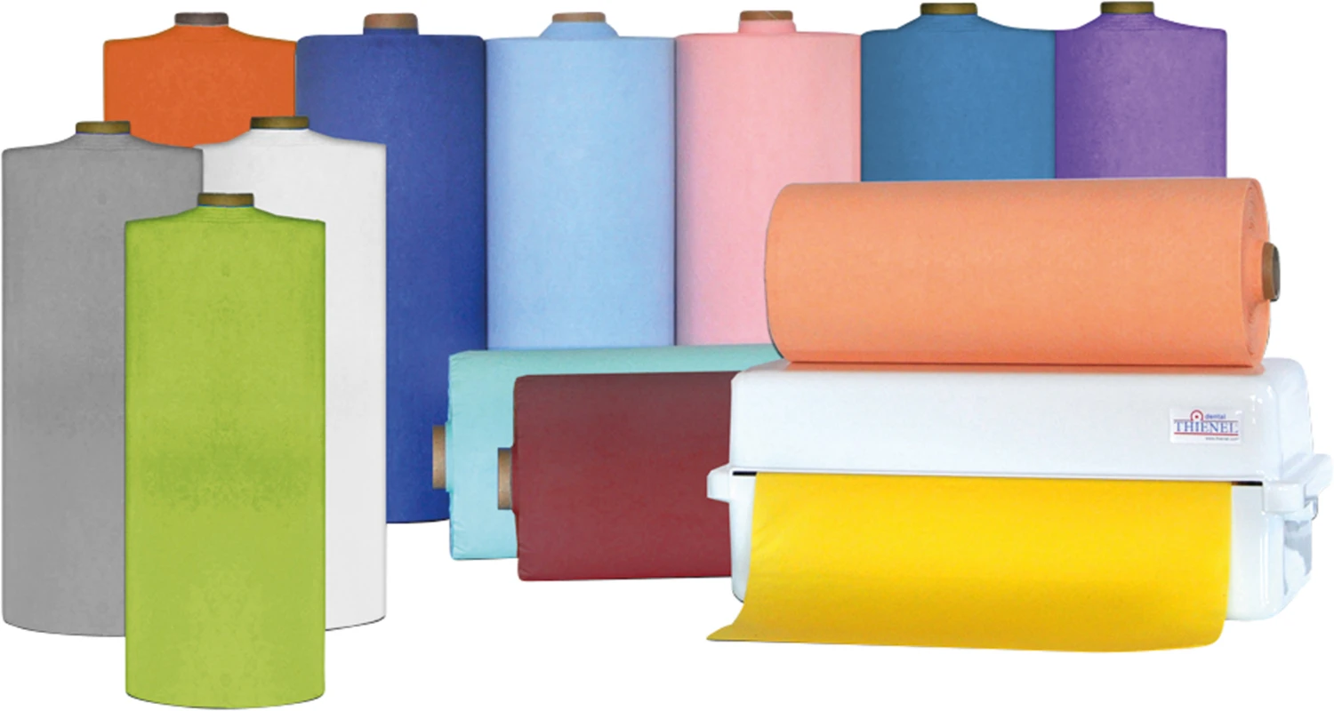 Kopfschutztaschen Rolle 100 Stück blau, 28 x 25 cm