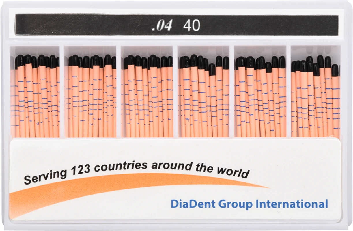 DiaDent® Dia-Pro Guttaperchaspitzen Packung 60 Stück, Taper.04, ISO 040