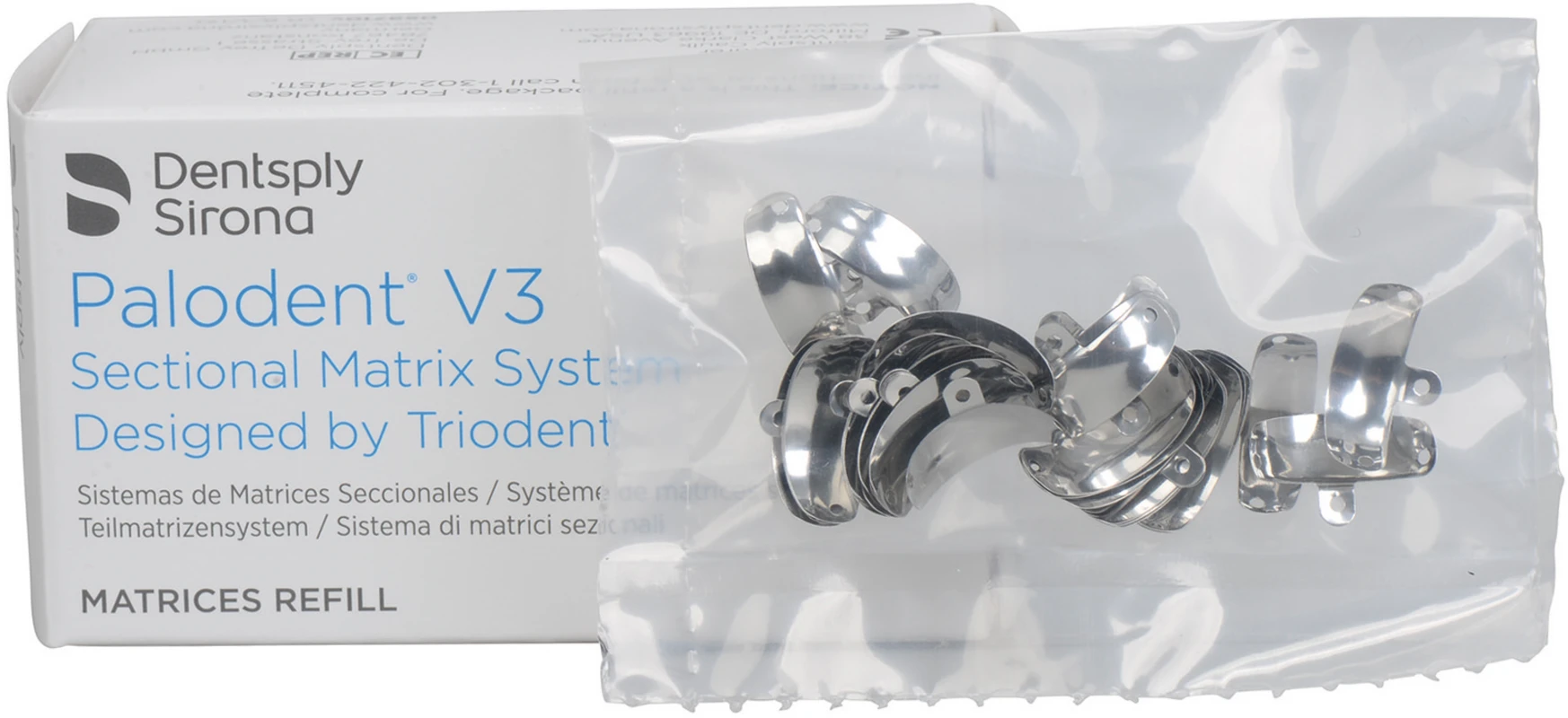 Palodent® V3 Teilmatrizensystem Packung 50 V3 Matrizen 5,5 mm