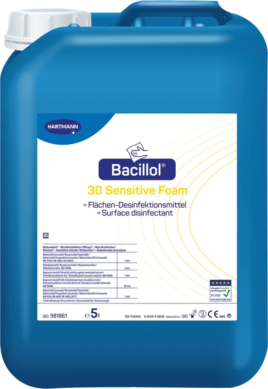 Bacillol® 30 Sensitive Foam Kanister 5 Liter